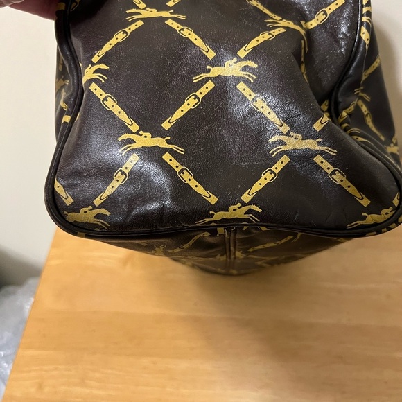 Longchamp Vintage Leather Satchel - Picture 3 of 10